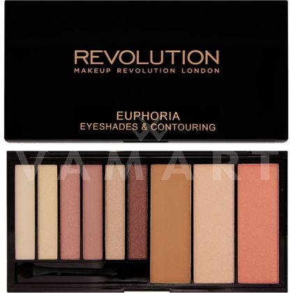Makeup Revolution London Euphoria Palette Bare Палитра сенки и контури