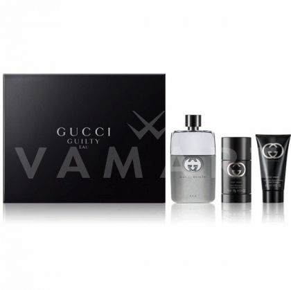 Gucci Guilty EAU Pour Homme Eau de Toilette 90ml + Shower Gel 50ml + Deodorant Stick 75ml мъжки комплект