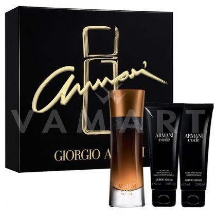 Armani Code Profumo Parfum pour homme 60ml + Shower Gel 75ml + After Shave Balm 75ml мъжки комплект 