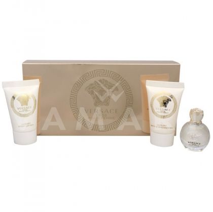 Versace Eros Pour Femme Eau de Parfum 5ml + Shower Gel 25ml + Body Lotion 25ml дамски комплект