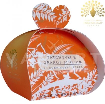 The English Soap Company Luxury Gift Patchouli & Orange Flower Луксозен сапун 3 x 20g