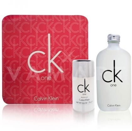 Calvin Klein CK One Eau de Toilette 100ml + Deodorant Stick 75ml унисекс комплект