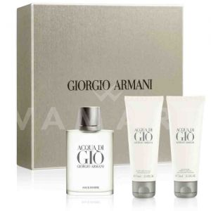 Armani Acqua di Gio homme Eau De Toilette 100ml + Shower Gel  75ml + After Shave Balm 75ml мъжки комплект