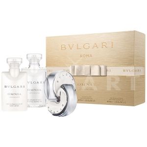 Bvlgari Omnia Crystalline Eau de Toilette 40ml + Shower Gel 40ml + Body Lotion 40ml дамски комплект