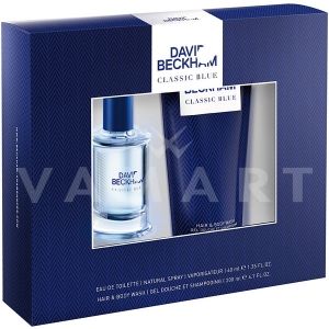 David Beckham Classic Blue Eau de Toilette 40ml + Shower Gel 200ml мъжки комплект