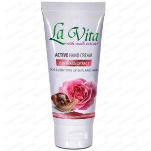 Revive La Vita Snails & Roses Active Hand Cream Регенериращ и подхранващ крем за ръце с 15% екстракт от охлюви