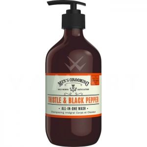 Scottish Fine Soaps Thistle & Black Pepper All In One Wash 500ml Измиващ гел 3 в 1, за лице, коса и тяло