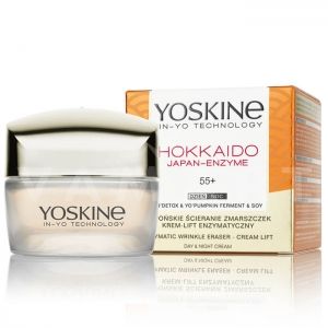 Yoskine Hokkaido Japan-Enzyme Cream Lift 55+ Ензимен лифтинг крем за заличаване на бръчки 50ml