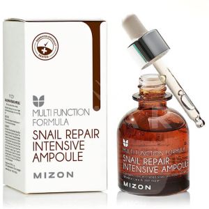 Mizon Snail Repair Intensive Ampoule 80% Концентриран серум за лице от охлюви за интензивна хидратация и възстановяване 30ml